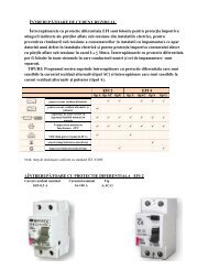 Intrerupatoare cu protectie diferentiala tip EFI - BRIO ELECTRIC