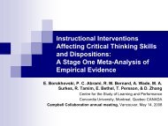 Instructional Interventions Affecting Critical Thinking Skills and ...