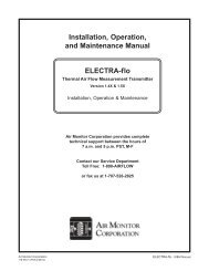 ELECTRA-flo - V1.5x - 9-19-11.PMD - Air Monitor Corporation