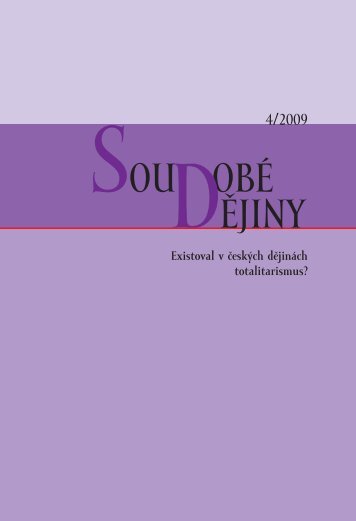 SOU OBÃ ÄJINY - Ãstav pro soudobÃ© dÄjiny AV - Akademie vÄd ÄR