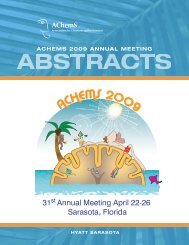 2009 Abstracts - Association for Chemoreception Sciences