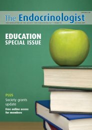 The Endocrinologist | Issue 93 - Society for Endocrinology