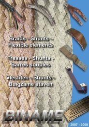 Flexible braids - tresses mÃ©talliques - buigzame vlechten ... - Biname