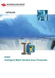 KVAF Intelligent Metal Variable Area Flowmeter - Flowmeters