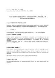 contrat option blÃ© meunier - Oeconomia.net