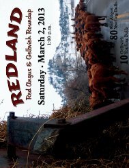 View or Print Catalog - Redland Red Angus