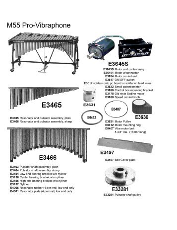 M55 Pro-Vibraphone - Musser Mallets