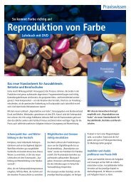 Reproduktion von Farbe Lehrbuch mit DVD - Print & Media Forum AG