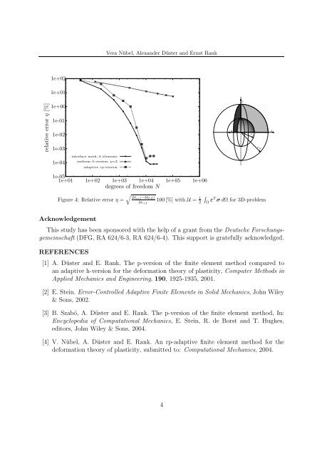 an rp-adaptive finite element discretization applied to physically non ...