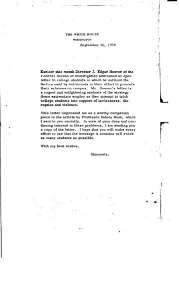 An Open Letter to College Students from J. Edgar Hoover ...