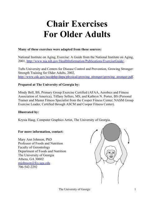 Chair Exercises For Older Adults Live Well Age Well
