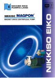 Nikkiso Magpon catalogue - Process Pumps