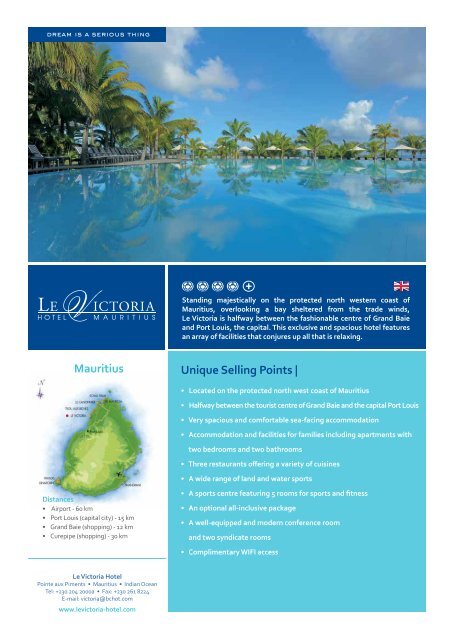 Unique Selling Points Mauritius Beachcomber Hotels