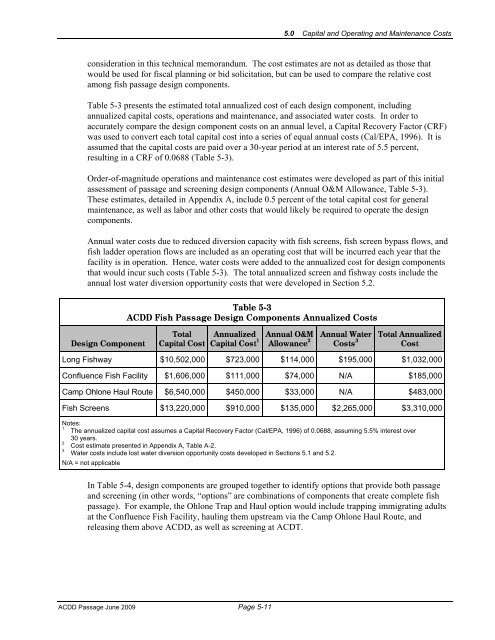 Feasibility of Fish Passage at Alameda Creek Diversion Dam