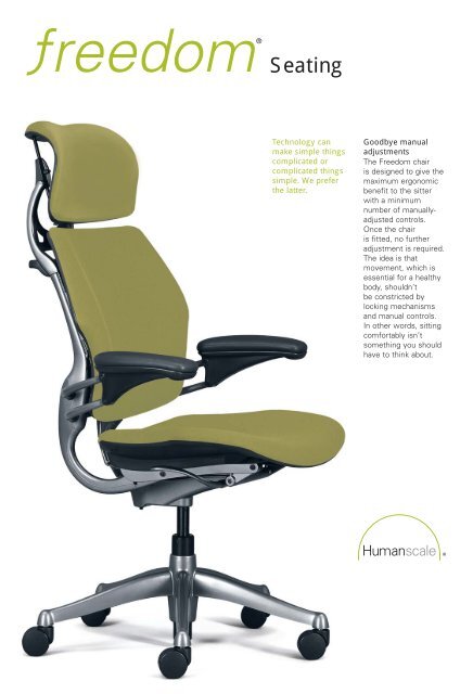 Humanscale Manual