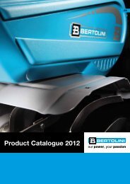 Product Catalogue 2012 - Bertolini