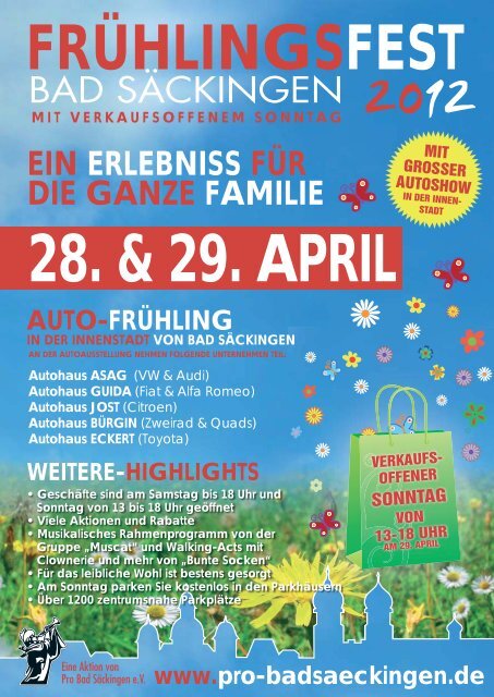 28. & 29. APRIL - Pro Bad Säckingen eV