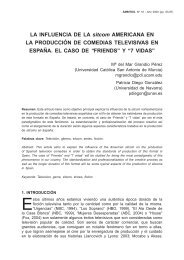 La influencia de la sitcom americana en la producciÃ³n ... - Grupo.us.es