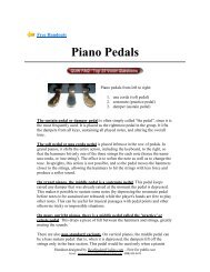 Piano Pedals - Best Student Violins