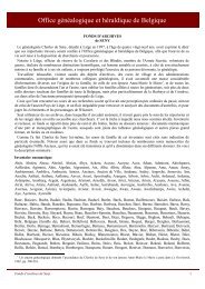 oghb fonds de Seny.pdf - Association Royale Office GÃ©nÃ©alogique ...