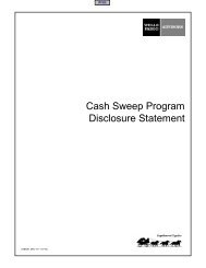 Cash Sweep Program Disclosure Statement - saf.wellsfargoadv ...