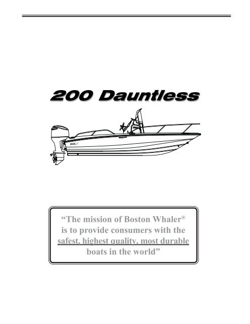 200 Dauntless - Boston Whaler