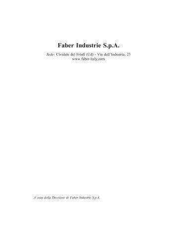 Faber Industrie S.p.A. - Mediobanca Ricerche e Studi S.p.A.