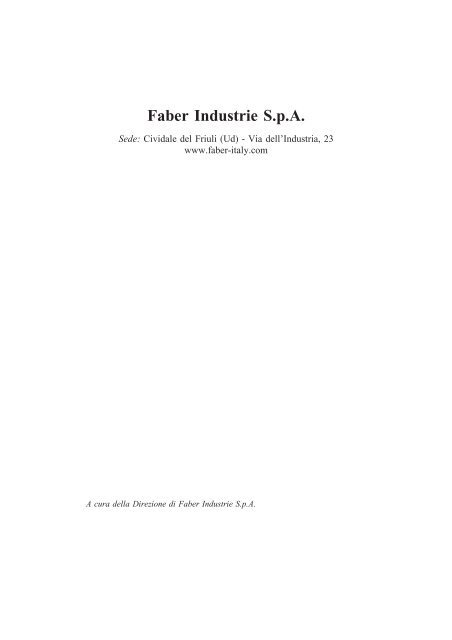 Faber Industrie S.p.A. - Mediobanca Ricerche e Studi S.p.A.