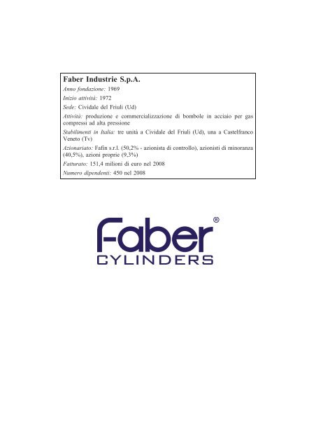 Faber Industrie S.p.A. - Mediobanca Ricerche e Studi S.p.A.