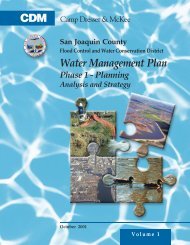 Water Management Plan CDM - San Joaquin County