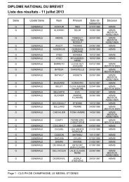 Les rÃ©sultats en dÃ©tails - CollÃ¨ge Ph. de Champaigne