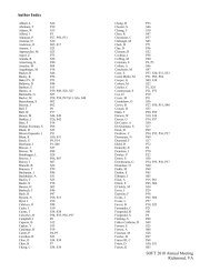 Author Index - Society of Forensic Toxicologists