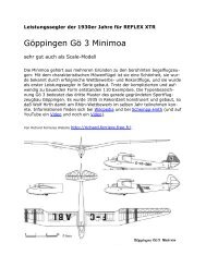 GÃ¶ppingen GÃ¶ 3 Minimoa fÃ¼r REFLEX XTR