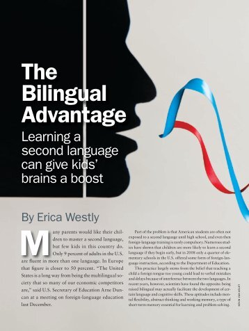 advantages of bilingualism advantages of bilingualism