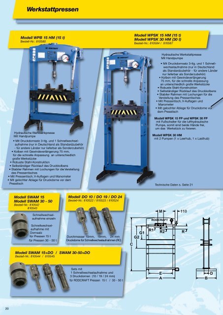 Werkstatt-Ausstattung 2009/03 deutsch - Profi-Tool.pl