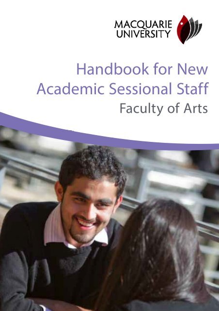 Handbook for New Academic Sessional Staff - Faculty of Arts