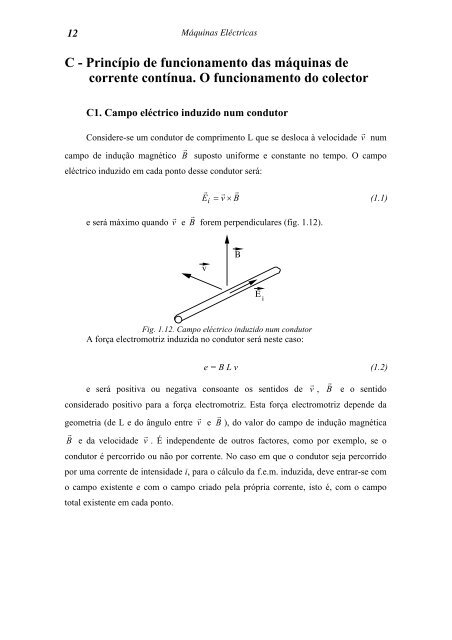 CAPÃTULO 1 MÃQUINAS DE CORRENTE CONTÃNUA