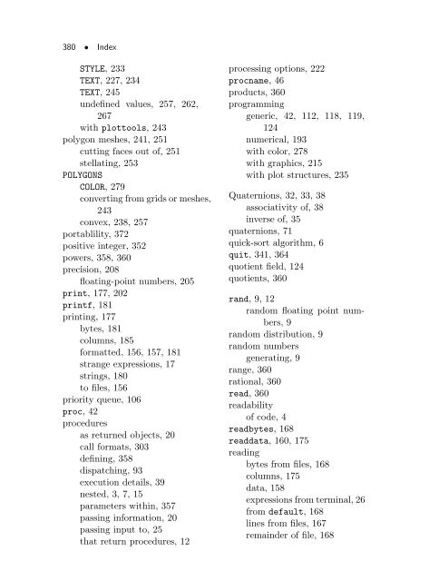 Advanced Programming Guide