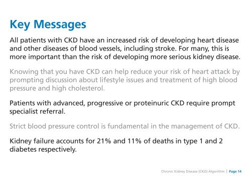 Chronic Kidney Disease (CKD) Algorithm - NHS Cumbria