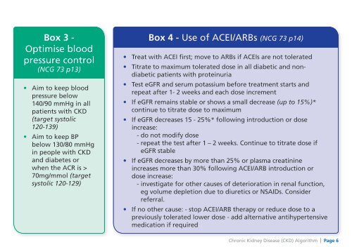 Chronic Kidney Disease (CKD) Algorithm - NHS Cumbria