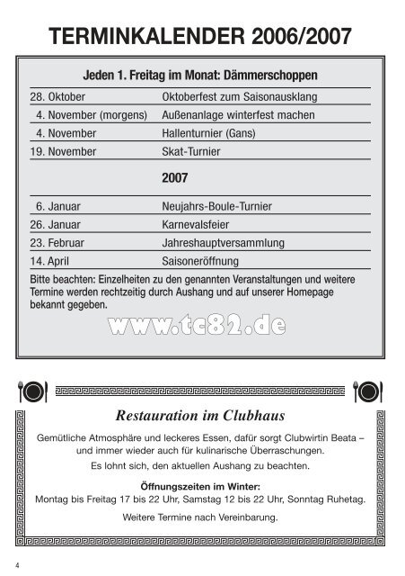 Umbruch 2/2006 - des TC 82 eV Erkrath