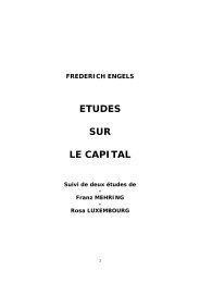 Engels: Etudes sur le Capital - Les oeuvres de Karl Marx et de ...