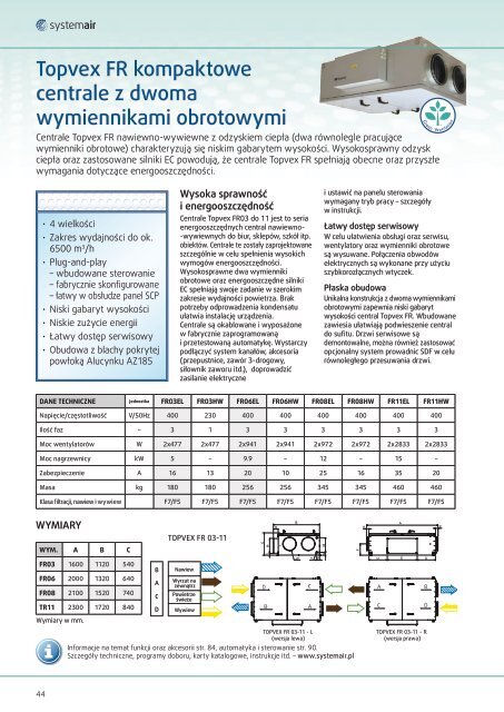 Zbiorczy katalog central 2012 - Systemair
