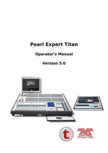 Avolites Pearl 2000 Service Manual