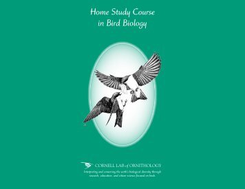 Home Study Course in Bird Biology - Cornell Lab of Ornithology