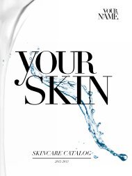 SKINCARE CATALOG - Your Name Professional Brands