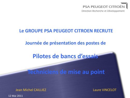 Pilote de bancs moteurs et GMP - Site du BTS AVA