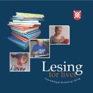 Leseplanen (pdf) - Pedagogisk psykologisk senter