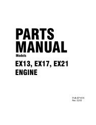 EX13 Parts List - Small Engine Suppliers
