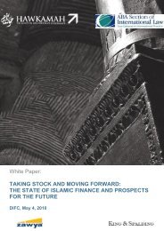 THE STATE OF ISLAMIC FINANCE AND PROSPECTS FOR THE ...